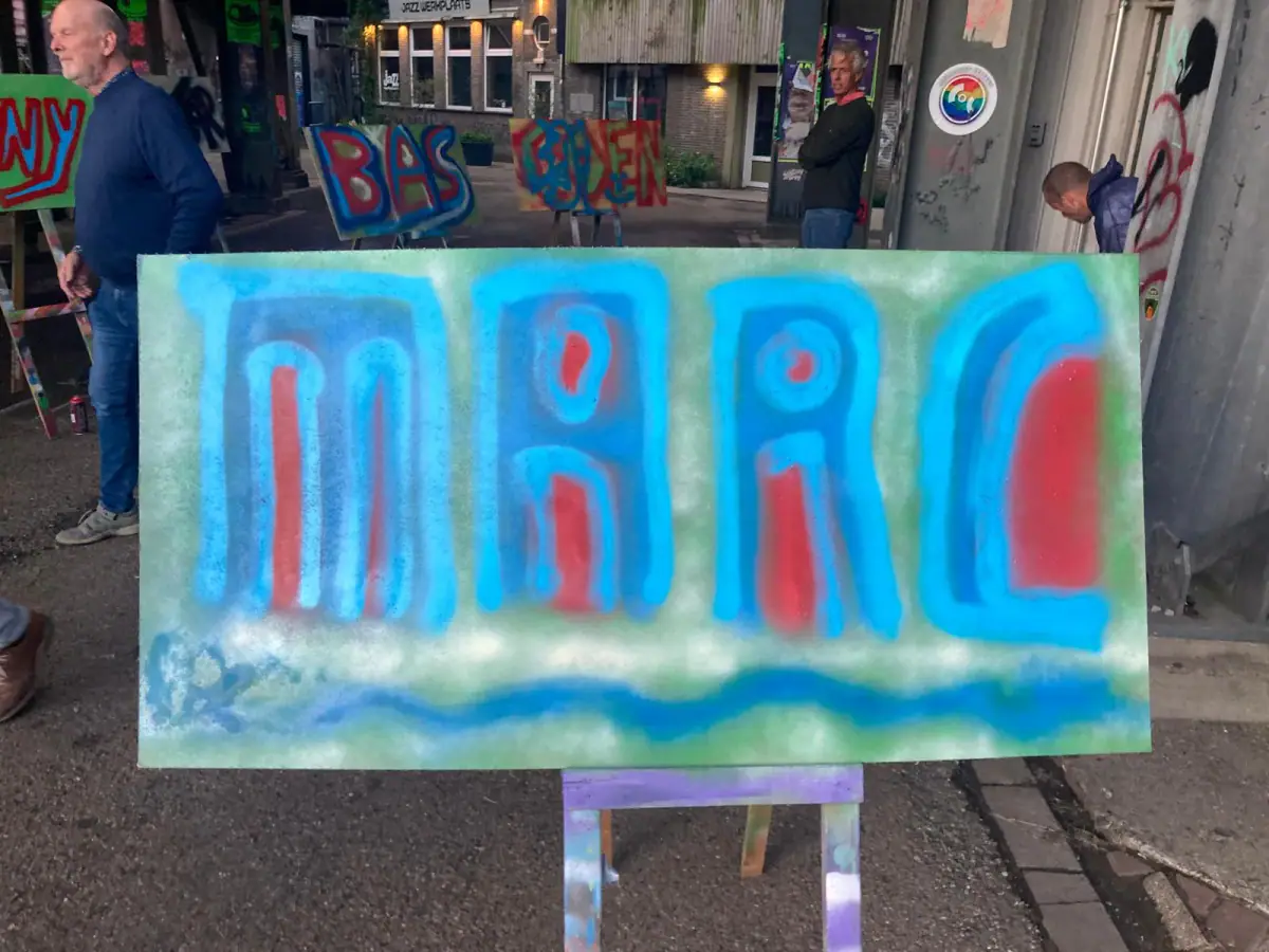 Foto bij Graffiti workshop